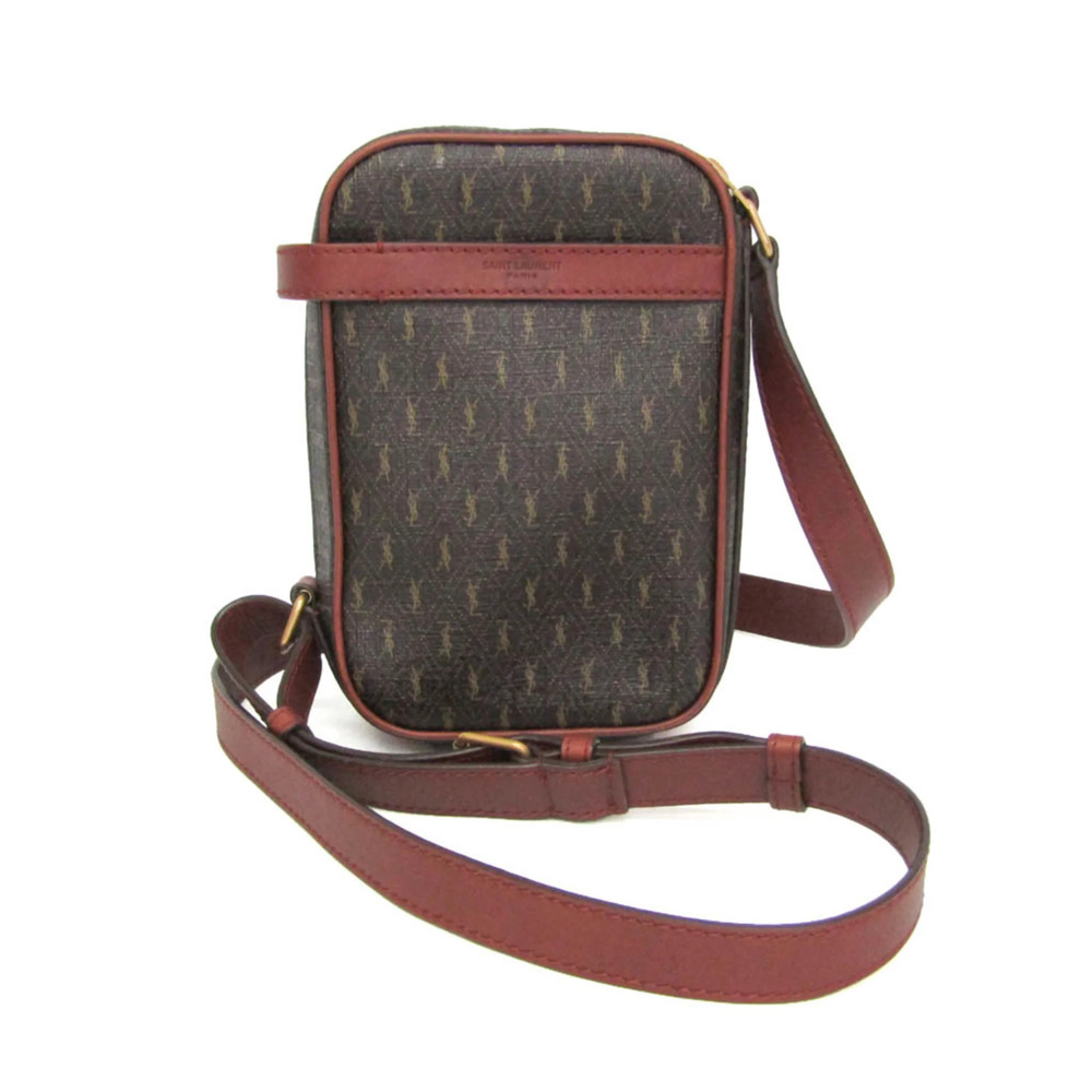 Yves Saint Laurent Cassandre Crossbody Bag 685534 Men's PVC,Leather Shoulder ...